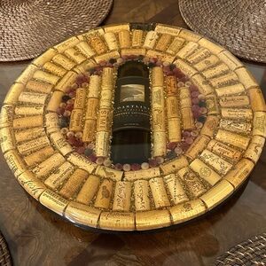 Wine Cork Lazy Susan
